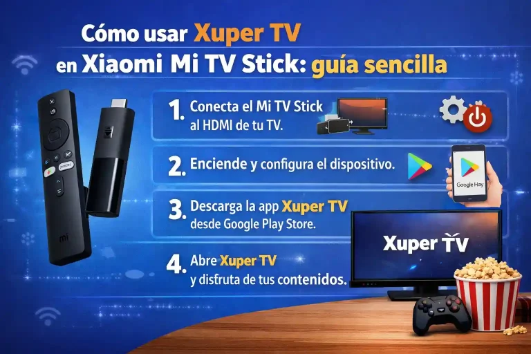 Cómo usar Xuper TV en Xiaomi Mi TV Stick