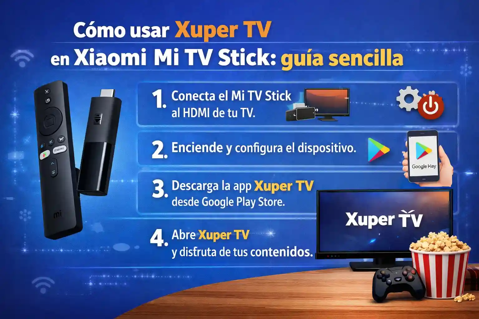 Cómo usar Xuper TV en Xiaomi Mi TV Stick