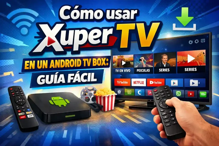 Cómo usar Xuper TV en un Android TV Box: guía fácil 3 Cómo usar Xuper TV en un Android TV Box