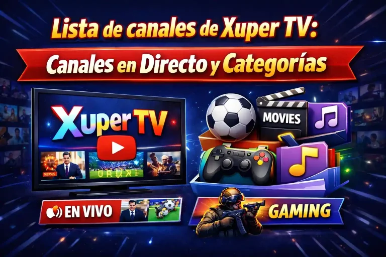 Lista de canales de Xuper TV: canales en directo y categorías 1 Lista de canales de Xuper TV