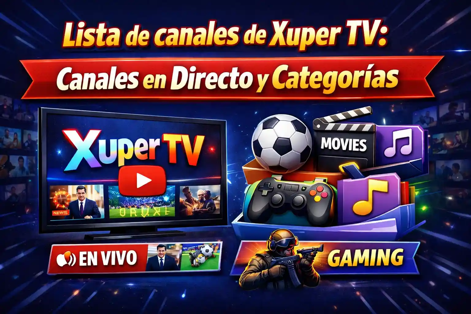 Lista de canales de Xuper TV: canales en directo y categorías 1 Lista de canales de Xuper TV
